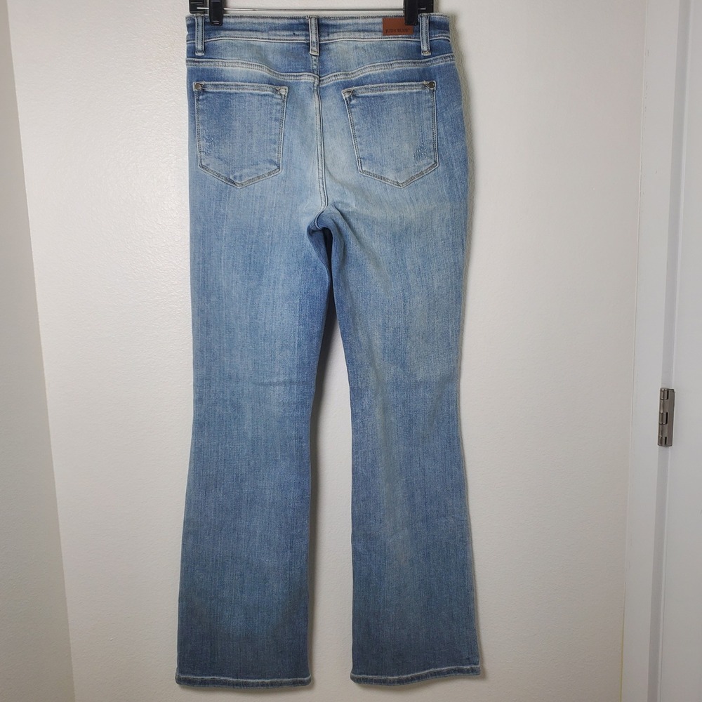 Judy Blue Boot Cut Jeans Stretch Denim Light Wash JB82337LT Womens Size 9/29 - Picture 6 of 14
